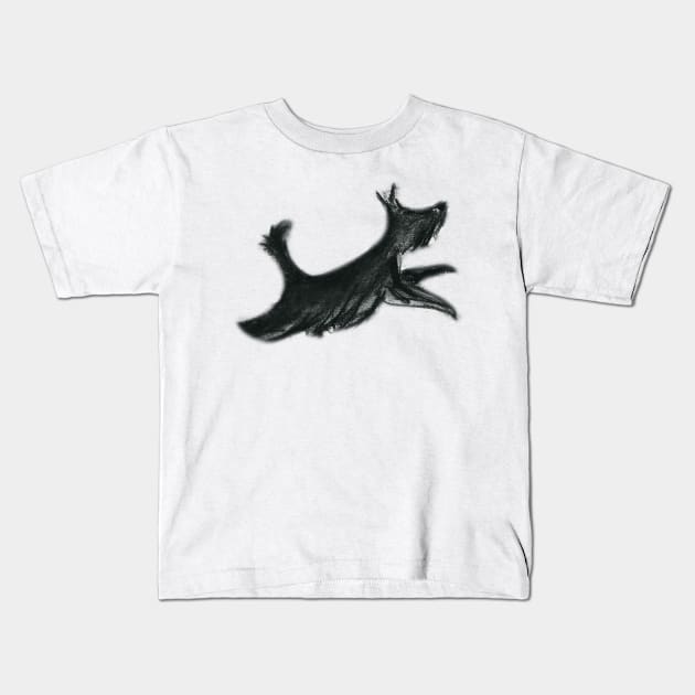 Salty the seadog (cut-out) Kids T-Shirt by FJBourne